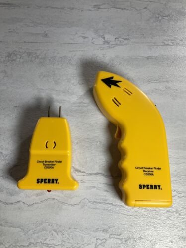 Sperry Instruments CS550A Circuit Breaker Finder 80-140V Transmitter & Receiver (6922771923127)